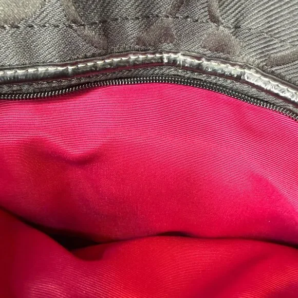 Coach Kyra Signature Black Jacquard Messenger Crossbody Bag F16553 - Picture 5 of 13